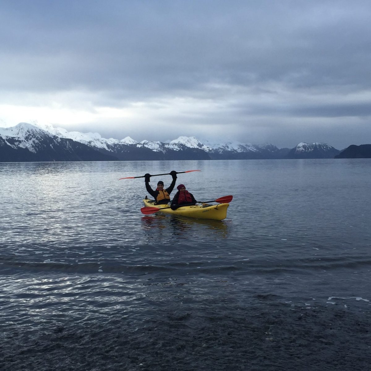 a small boat in a body of water