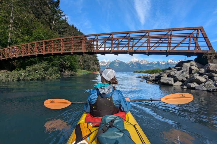 a bridge over a body of water