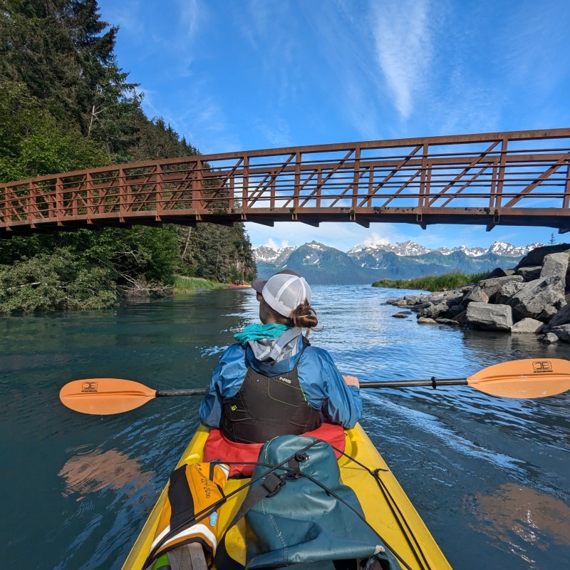 a bridge over a body of water