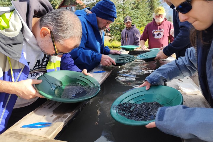 a group of people sitting at a table