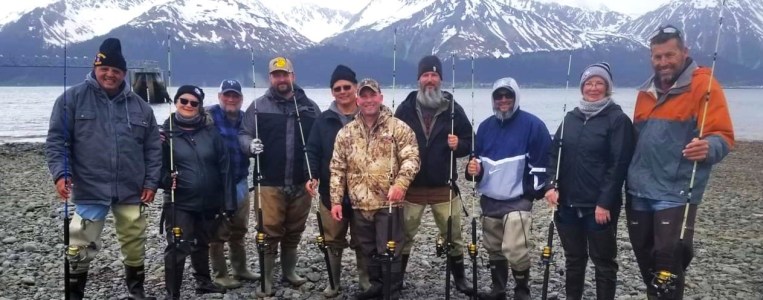 a group of people posing for a photo